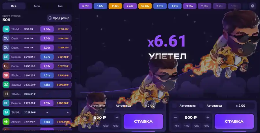 Официальный сайт игры Лаки Джет 1Вин